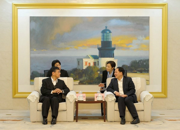 增進(jìn)合作、共謀發(fā)展———常石舟山董事長(zhǎng)拜訪舟山市長(zhǎng)